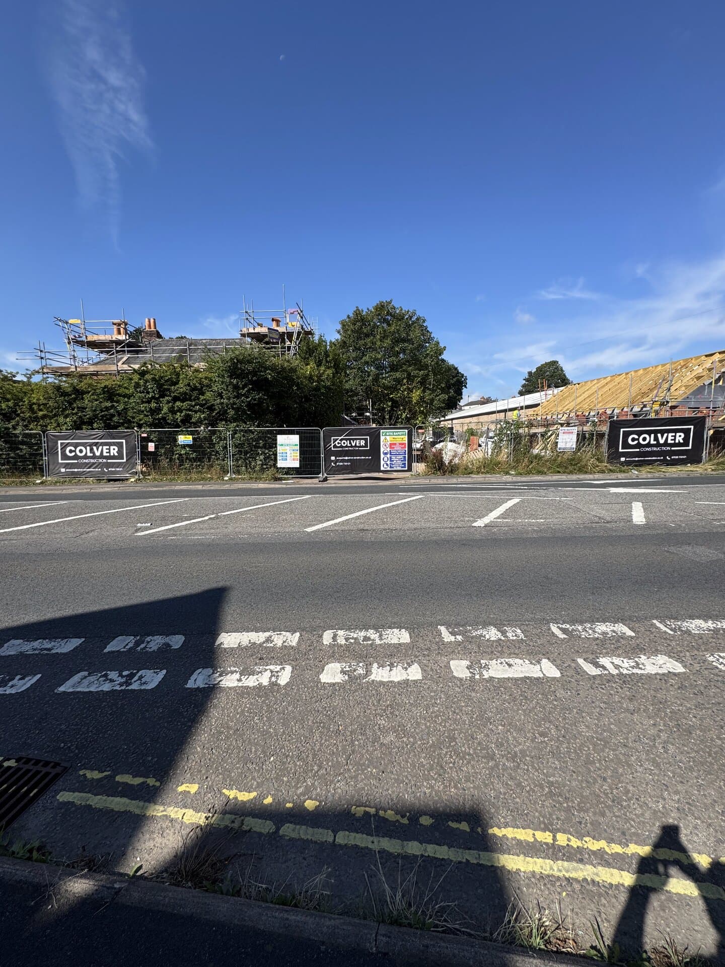 Grade-listed building in Fareham being converted into two dwellings by Colver Construction